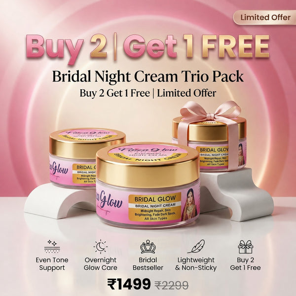 Bridal Glam Night Cream Trio Pack (30g Each) – Buy 2, Get 1 Free | Limited Offer