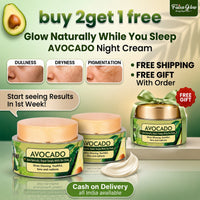 Buy 2, Get 1 Free Avocado Korean Night Cream Trio Pack (30g Each) –| Start Seeing Results in 3 Days