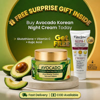 Avocado Korean Night Cream (30g) – Nourishing Night Repair for Soft, Radiant Skin | Start Seeing Results in 3 Days