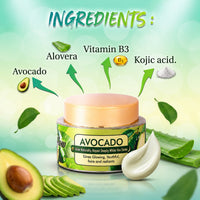 Avocado Korean Night Cream (30g) – Nourishing Night Repair for Soft, Radiant Skin | Start Seeing Results in 3 Days