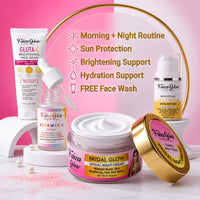 Noor-e-Bridal Luxe Ritual Kit - Complete Bridal Day & Night Glow Routine | Faiza Glow