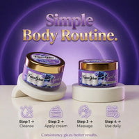 Body Glow Brightening Cream Duo (100g Each) – Buy 1 Get 1 Free | Faiza Glow