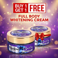 Body Glow Brightening Cream Duo (50g Each) – Buy 1 Get 1 Free | Faiza Glow