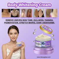 Body Glow Brightening Cream Duo (50g Each) – Buy 1 Get 1 Free | Faiza Glow