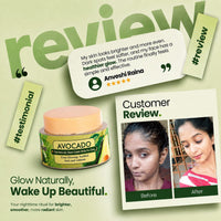 Avocado Korean Night Cream (30g) – Nourishing Night Repair for Soft, Radiant Skin | Start Seeing Results in 3 Days