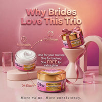 Bridal Glam Night Cream Trio Pack (30g Each) – Buy 2, Get 1 Free | Limited Offer