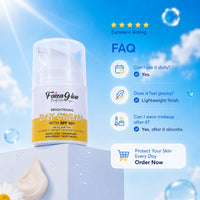 Faiza Glow Day Cream SPF 50++  (50g) – Lightweight Sun Protection & Daily Glow Support