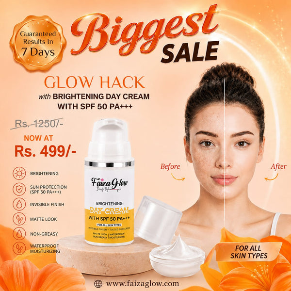 Day Brightening Cream SPF 50++ (30g) – Lightweight Sun Protection & Glow Care