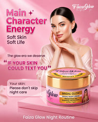 Bridal Glam Brightening Night Cream- Results in 7 Days | Skin Whitening, Spot Reduction & Glow Booster (30gms)